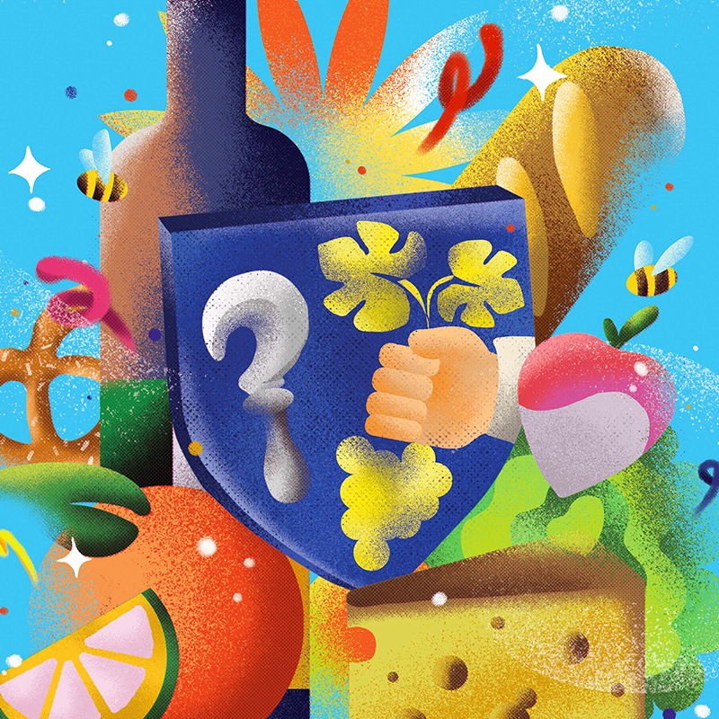 Marché des producteurs - Design graphique Hugo Anneheim