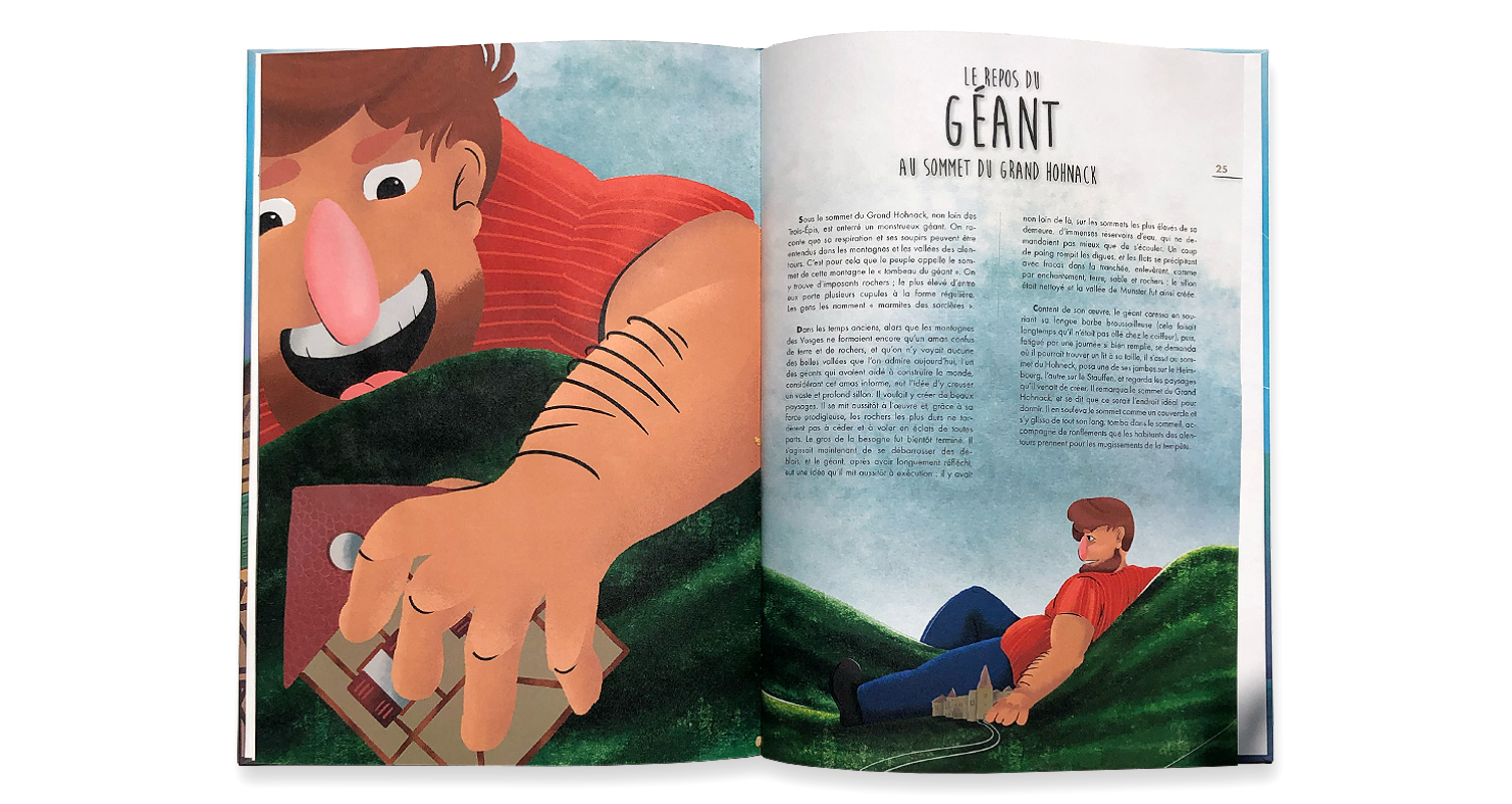 Illustration Légendes de Turckheim par Hugo Anneheim
